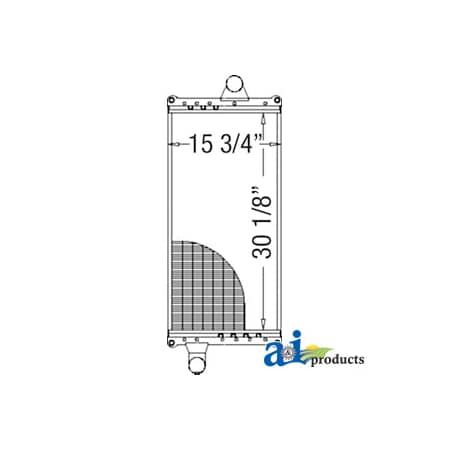 A & I Products Radiator 46.5" x18.6" x15.8" A-RE159541